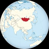 Mongolia globe