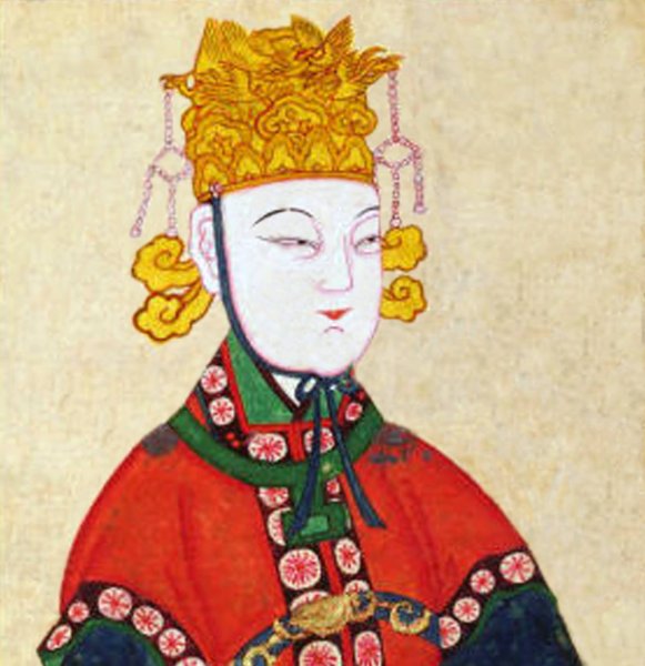 Wu Zetian ( 624-705), Empress Regnant of the Zhou Dynasty (690-705).