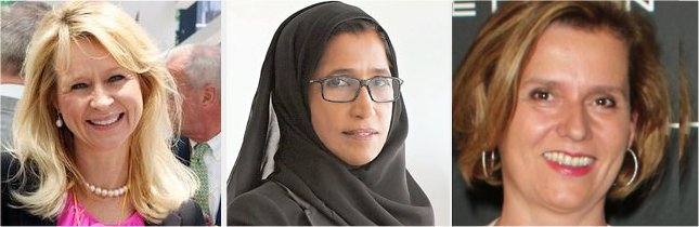 Annika Falkengren, Hessa al-Jaber, Louise Kiesling
