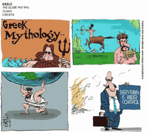 Cartoon Greek Myths
