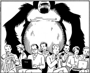 No one Notices the Gorilla in the Room