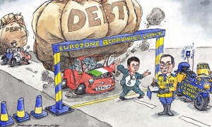 David Simonds cartoon on Italy's debt problems