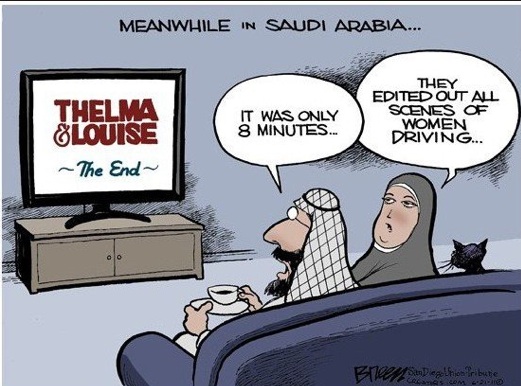 Women Don't Drive in Saudi Arabia