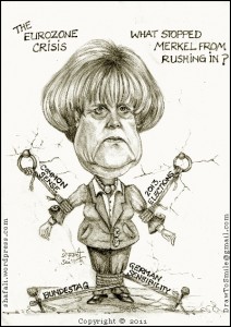 caricature-cartoon-sketch-drawing-portrait-angela-merkel-german-chancellor-and-the-eurozone-crisis