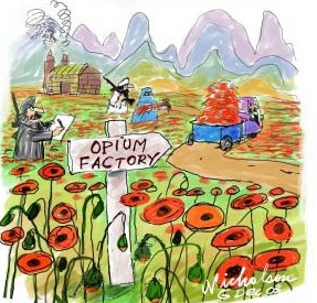 Opium traffic