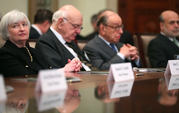 Yellen, Volker, Grenspan, Bernanke
